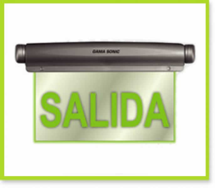 Señalizador de salida a leds